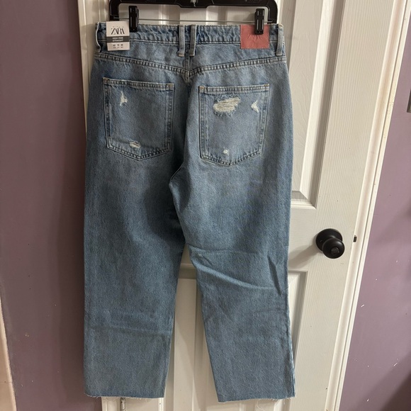 NWT Zara Z1975 High-Rise Straight Jeans - Picture 4 of 8